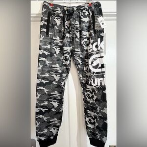 Ecko UNLTD sweatpants camo grey black size XL